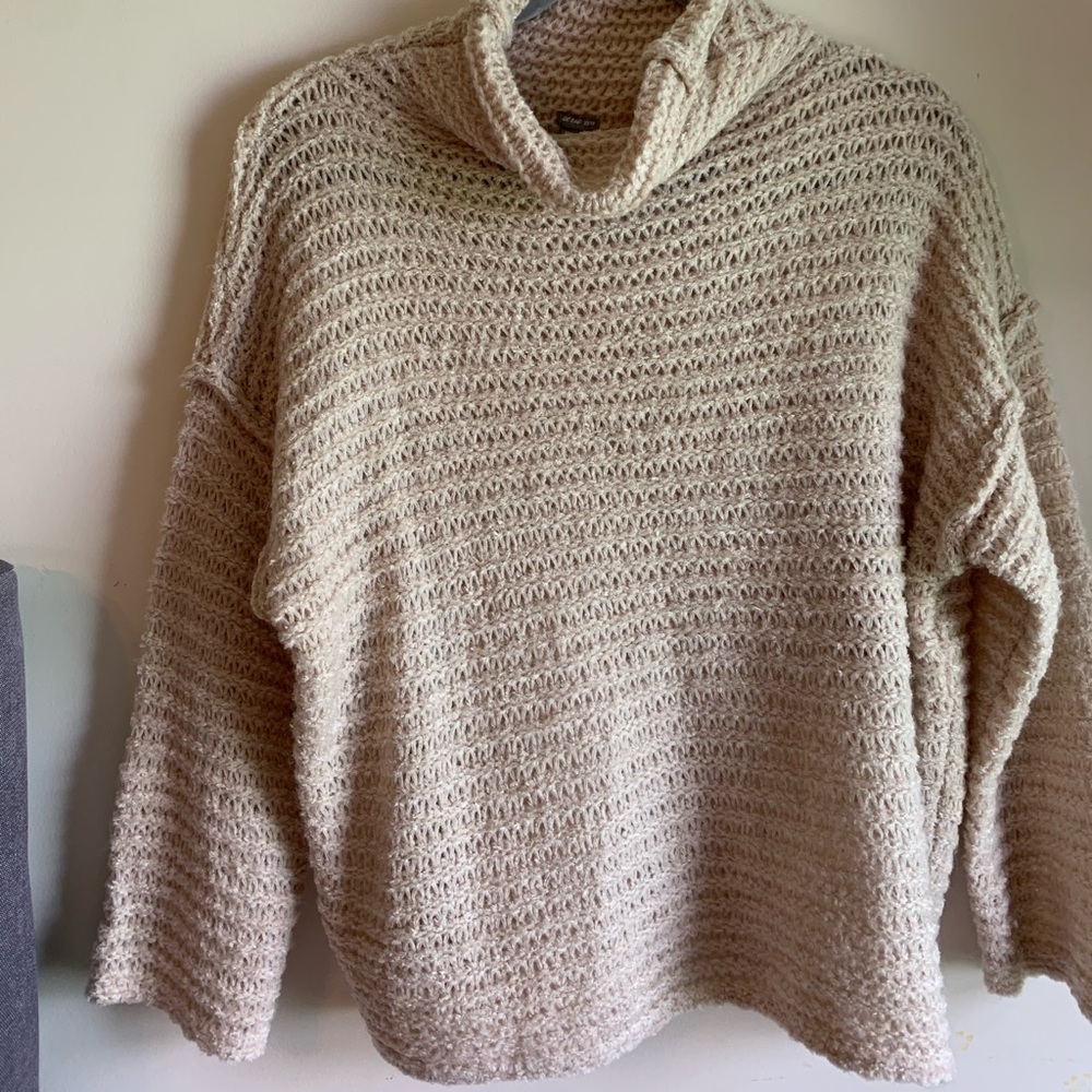 NEW! Aerie | Chunky Cream Turtleneck Sweater